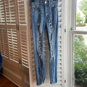 Aeropostale Super High Rise Ankle Jeggings